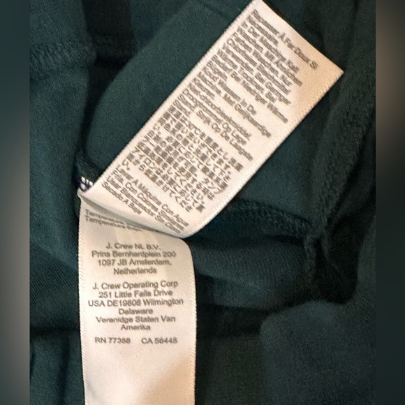 J. Crew Hunter Green Elastic Waist Dress Pants - Picture 3 of 8